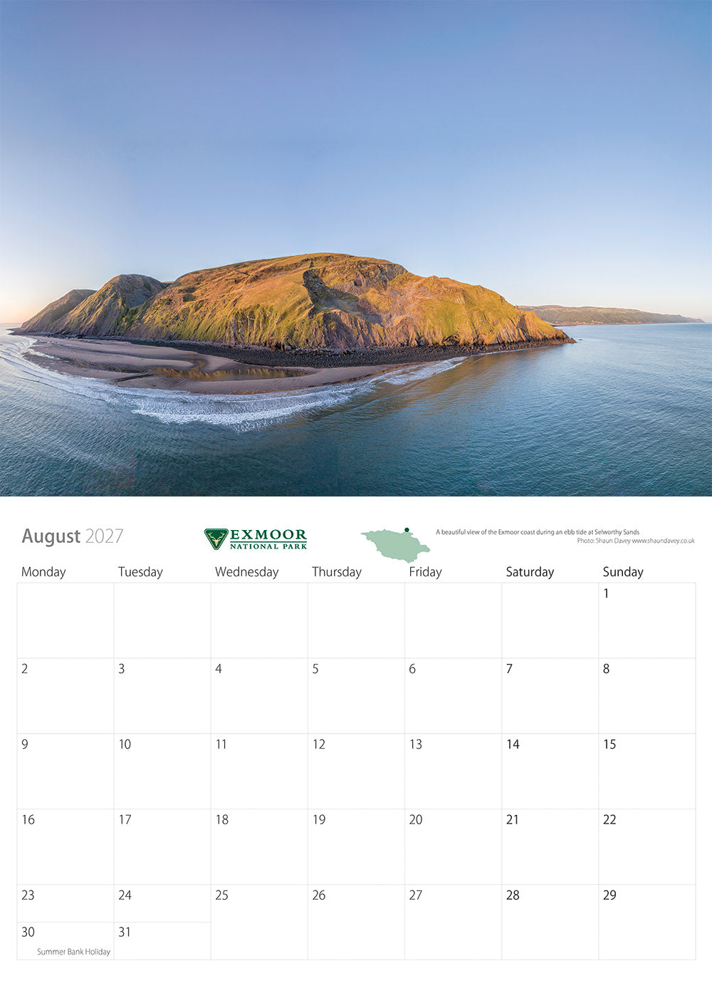 NEW! The Official Exmoor National Park Calendar 2027