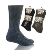 Men's 3pk Chunky Wool Socks Size 6-11