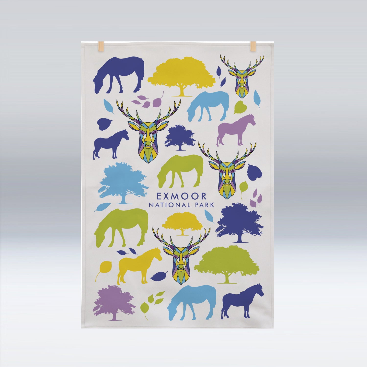 Exmoor National Park Tea Towel