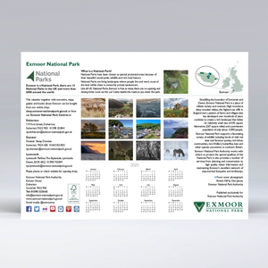 Sale! The Official Exmoor National Park Calendar 2024