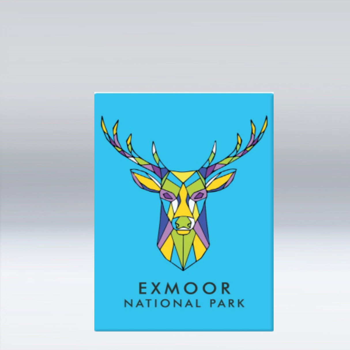 Exmoor Geometric Stag Magnet