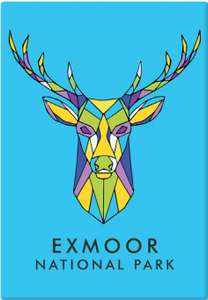 Exmoor Geometric Stag Magnet