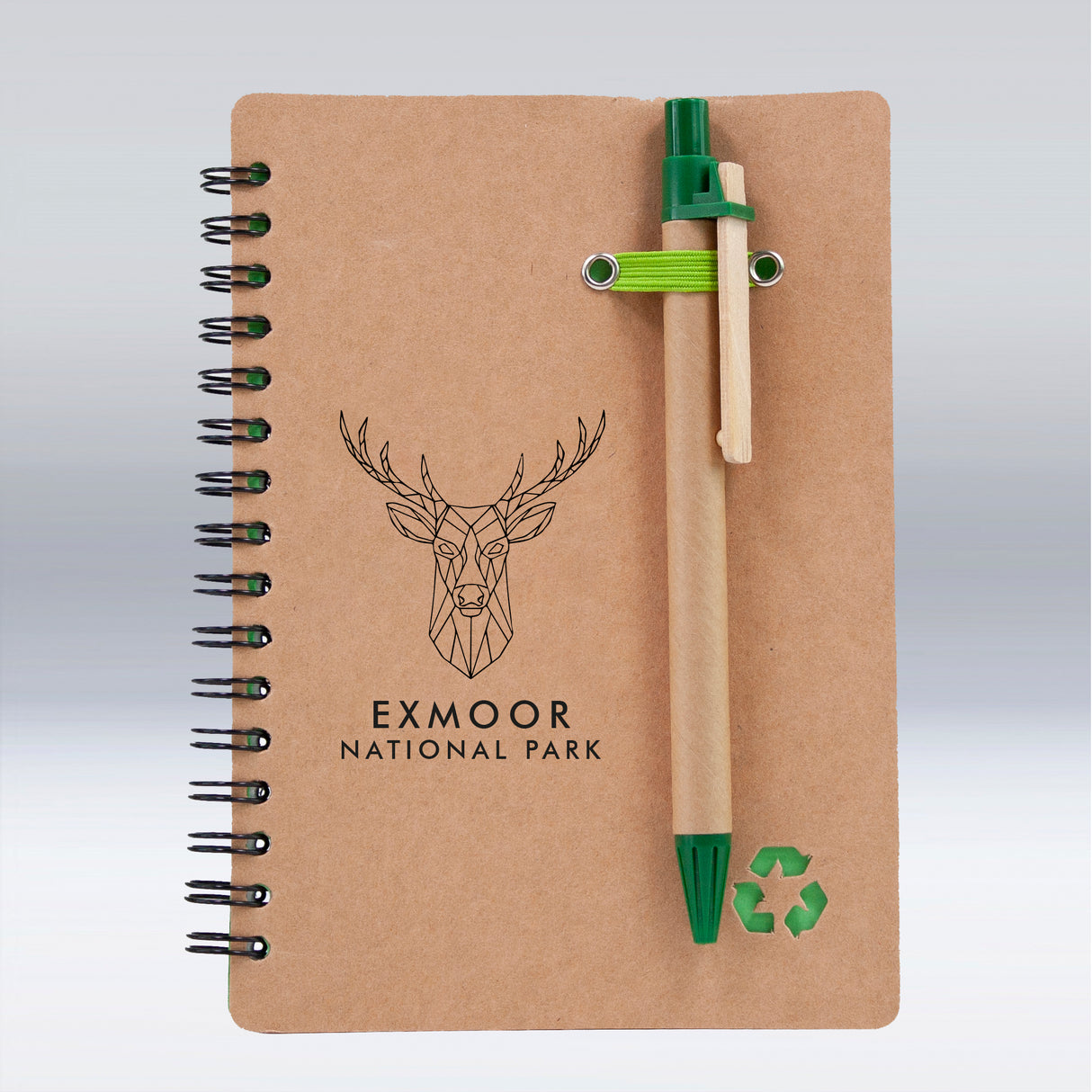 Exmoor National Park Recycled Notepad and Pen