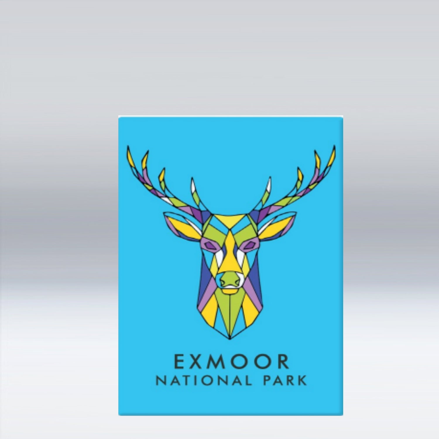 Exmoor Geometric Stag Magnet