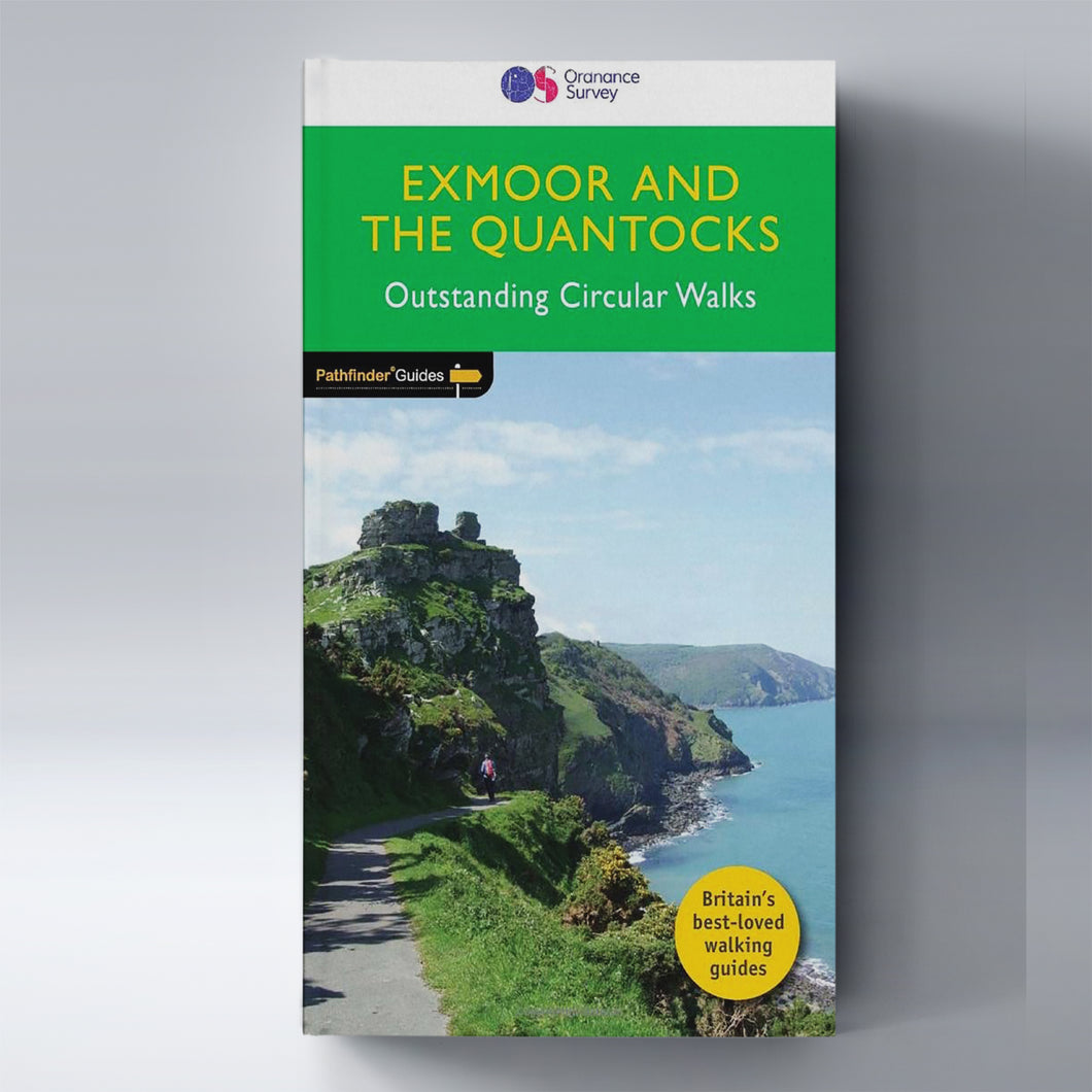 Exmoor & the Quantocks - Pathfinder walks guidebook front cover