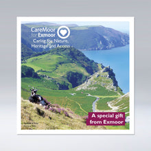 Load image into Gallery viewer, CareMoor for Exmoor Donation Gift Card, showing front cover
