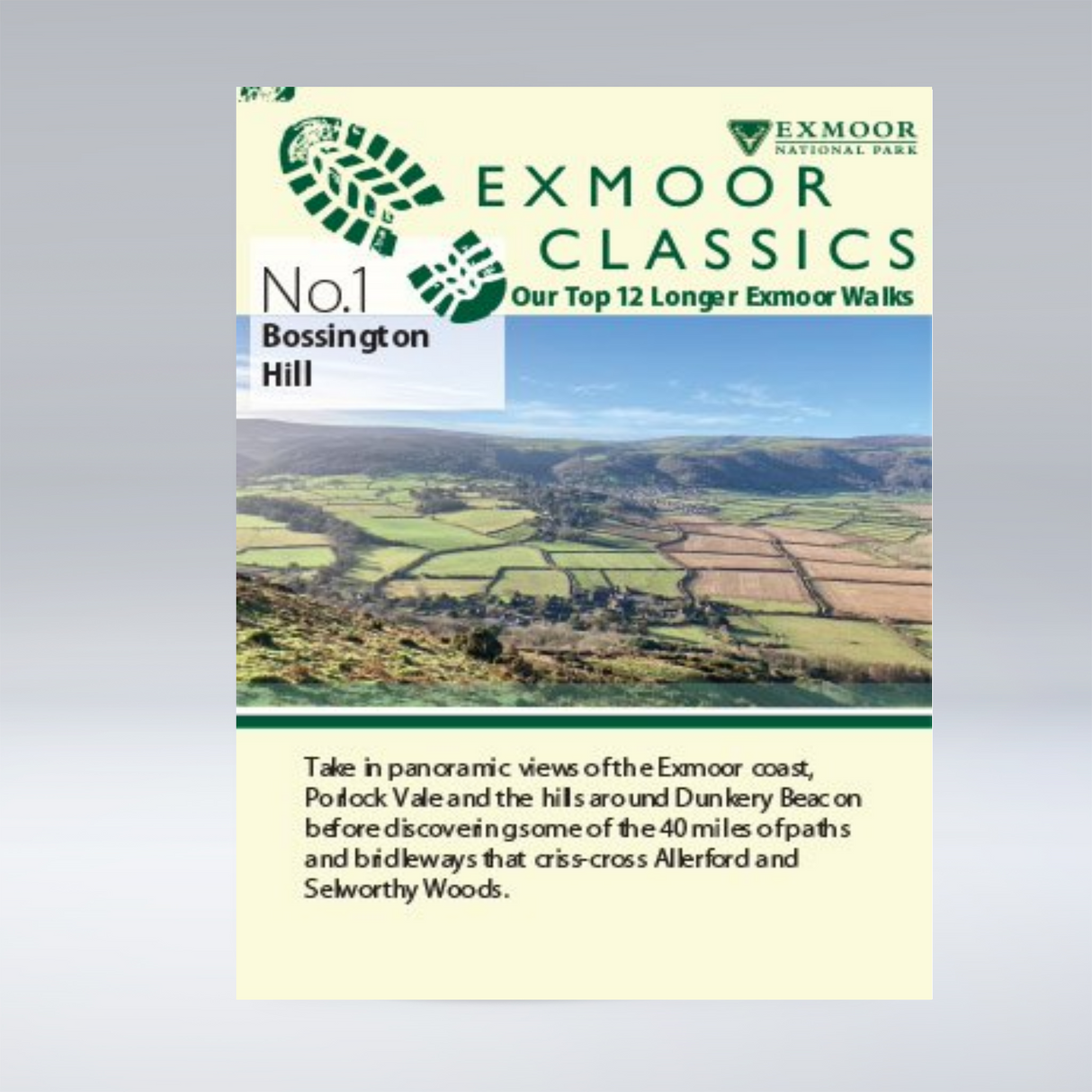 Boxed set of Exmoor Classic Walks