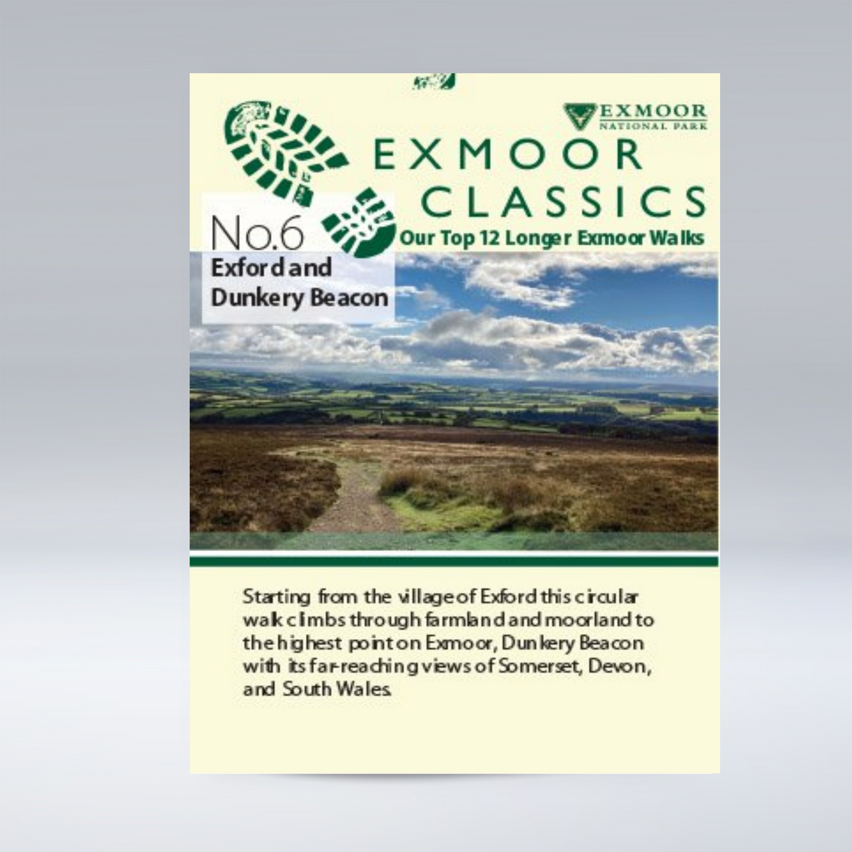 Boxed set of Exmoor Classic Walks