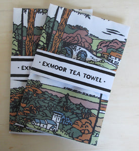 Exmoor Tea Towel (HK White)