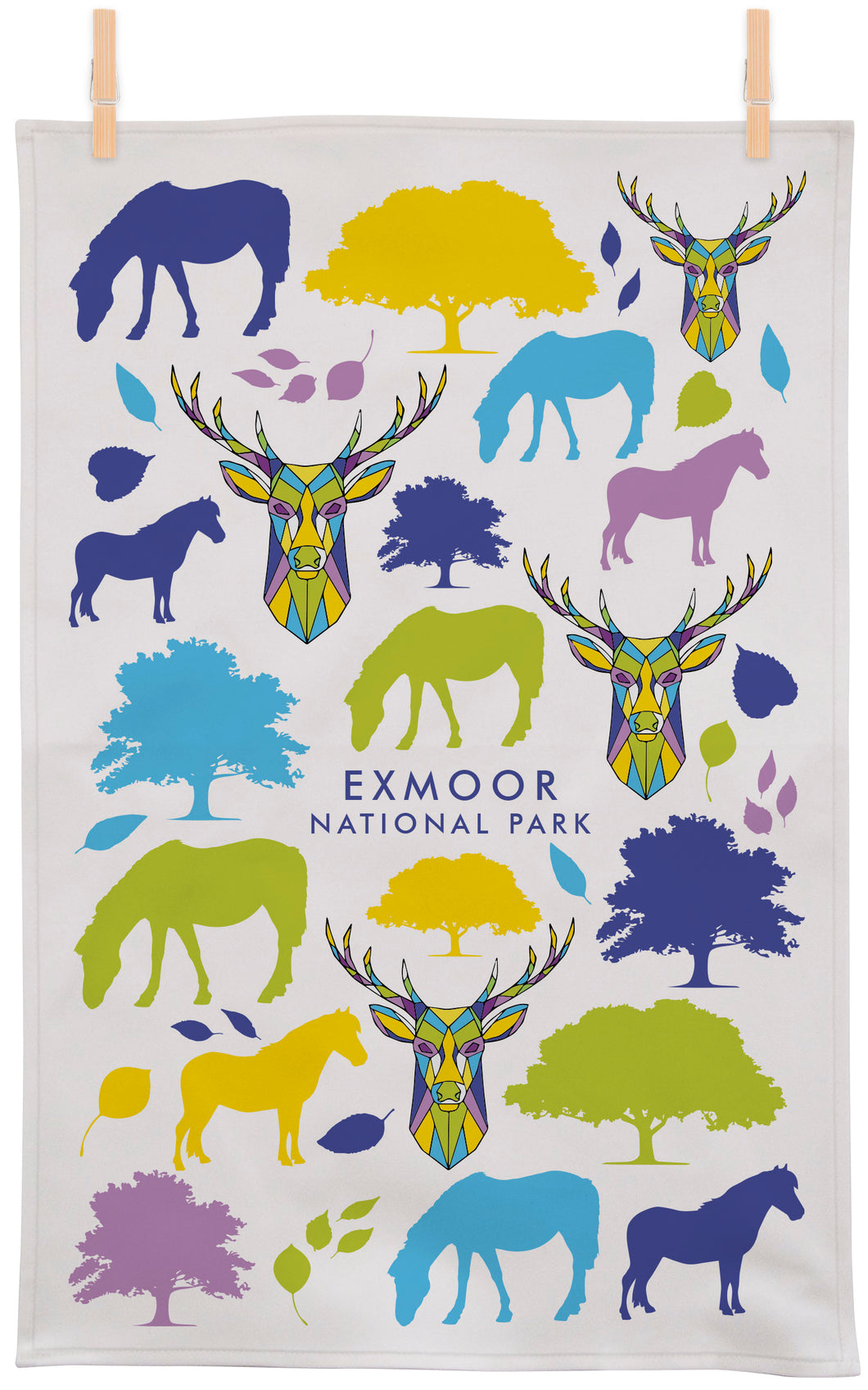 Exmoor National Park Tea Towel