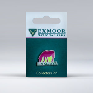 Exmoor Pin Badge featuring the Exmoor Pony