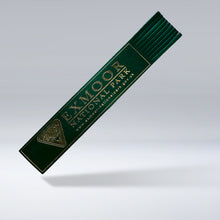 Load image into Gallery viewer, Green Leather Bookmark with Gold embossed Exmoor logo
